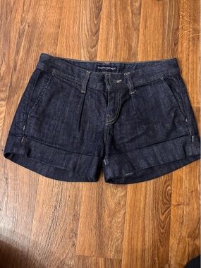 Banana Republic Dark Navy Relaxed Denim Shorts